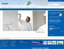 Tablet Screenshot of burgard-saar.de